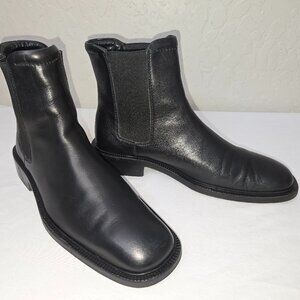 Gucci Vintage Black Italian Leather Pull On Chelsea Boots 6.5 UK Men's 7.5 D US
